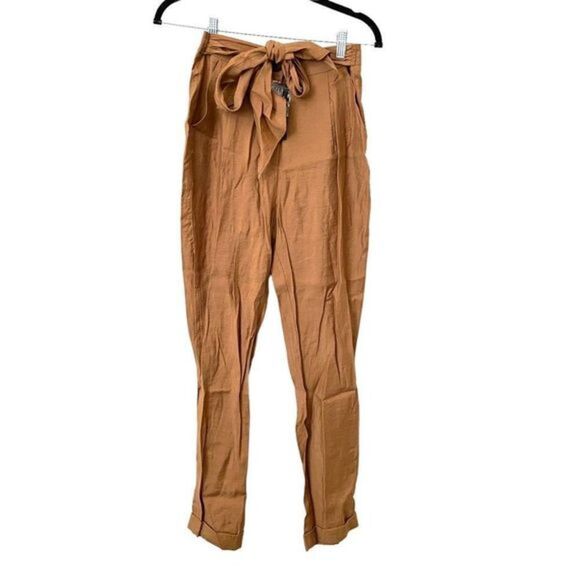 LULUS Tie Front Trouser Pant NWT Sz XS - Picture 2 of 5